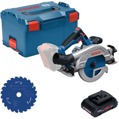 Sega Circolare A Batteria Bosch Gks 18v-57-2 Gx Professional 18 V 165 Mm Brushless + 1x Batteria Procore 4,0 Ah + L-boxx - Senza Caricabatterie Sega Circolare A Batteria Bosch Gks 18v-57-2 Gx Professional 18 V 165 Mm Brushless + 1x Batteria Procore 4,0 Ah + L-boxx - Senza Caricabatterie