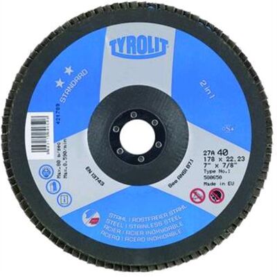 TYROLIT - 28A - 115 - 40 - Disco abrasivo TYROLIT - 28A - 115 - 40 - Disco abrasivo