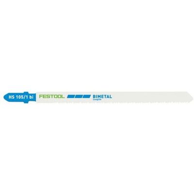 Festool Hs 105/1 Bi/5 Lame Metal Steel Per Seghetto Alternativo Pz 5 - Festool Hs 105/1 Bi/5 Lame Metal Steel Per Seghetto Alternativo Pz 5 -