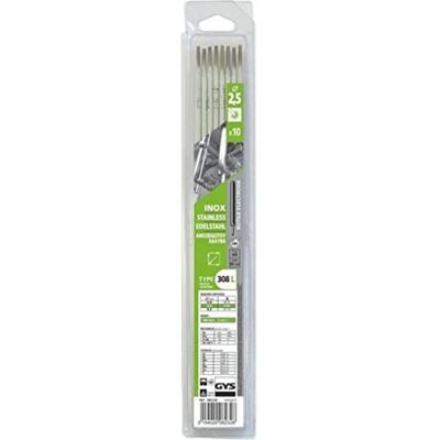 GYS - 308L - Ø2,5mm - 10 pezzi - Welding Electrode GYS - 308L - Ø2,5mm - 10 pezzi - Welding Electrode