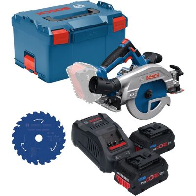 Sega Circolare A Batteria Bosch Gks 18v-57-2 Gx Professional 18 V 165 Mm Brushless + 2 Batterie Procore Da 5,5 Ah + Caricabatterie + L-boxx Sega Circolare A Batteria Bosch Gks 18v-57-2 Gx Professional 18 V 165 Mm Brushless + 2 Batterie Procore Da 5,5 Ah + Caricabatterie + L-boxx