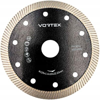 OEM Disco Diamantato Turbo Per Il Taglio Di Gres Pietra E Granito 125 Mm Vortex OEM Disco Diamantato Turbo Per Il Taglio Di Gres Pietra E Granito 125 Mm Vortex