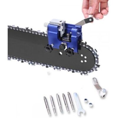 OEM Kit Per Affilare La Catena Della Motosega – Set Completo Con Guida Di Precisione, Compatibile Con Tutti I Modelli, Colore Blu OEM Kit Per Affilare La Catena Della Motosega – Set Completo Con Guida Di Precisione, Compatibile Con Tutti I Modelli, Colore Blu