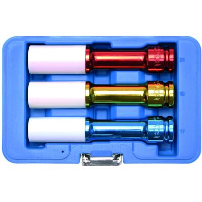 BGS TECHNIC - Bussole a percussione lunghe 17-19-21 mm - 150 mm BGS TECHNIC - Bussole a percussione lunghe 17-19-21 mm - 150 mm