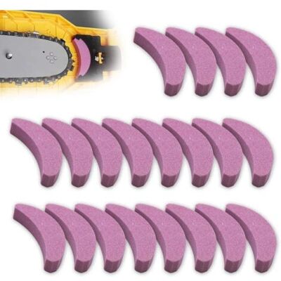 TKAAKT Affilatore Portatile Per Motoseghe E Pietre Per Affilare - Leggero E Portatile - 20 Pezzi, Rosa TKAAKT Affilatore Portatile Per Motoseghe E Pietre Per Affilare - Leggero E Portatile - 20 Pezzi, Rosa