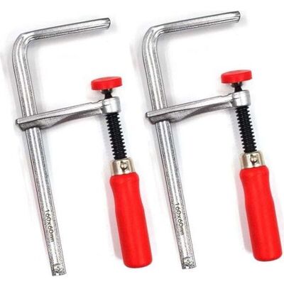 TORMATOR Morsetto A Sgancio Rapido Per Binari E Sistemi Mft, Capacità 160 Mm X Profondità Gola 60 Mm, Confezione Da 2 TORMATOR Morsetto A Sgancio Rapido Per Binari E Sistemi Mft, Capacità 160 Mm X Profondità Gola 60 Mm, Confezione Da 2
