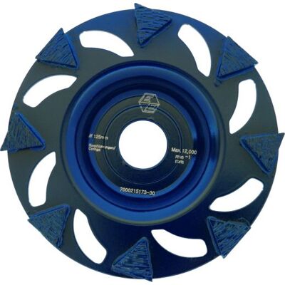 Ruota a coppa diamantata Eibenstock 125mm - Smerigliatura bordi - Tipo di prodotto diamante Ruota a coppa diamantata Eibenstock 125mm - Smerigliatura bordi - Tipo di prodotto diamante