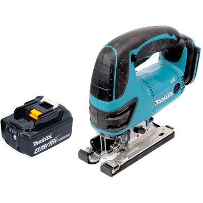 Makita Djv 180 M1x Seghetto Alternativo A Batteria 18 V 135 Mm + 1x Batteria 4,0 Ah - Senza Caricabatteria Makita Djv 180 M1x Seghetto Alternativo A Batteria 18 V 135 Mm + 1x Batteria 4,0 Ah - Senza Caricabatteria