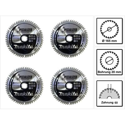 Makita - CMSF16560E - 165 x 1.85 x 20 mm - Lama di sega Makita - CMSF16560E - 165 x 1.85 x 20 mm - Lama di sega