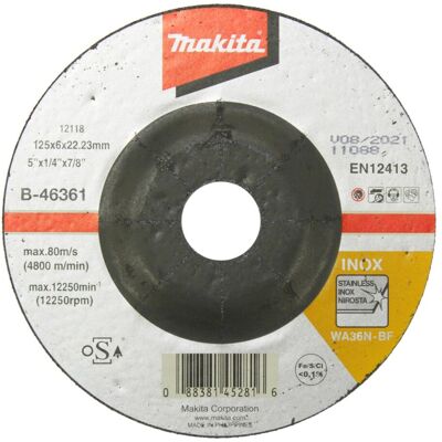Makita B-46361 - Disco di Smerigliatura Inox Makita B-46361 - Disco di Smerigliatura Inox