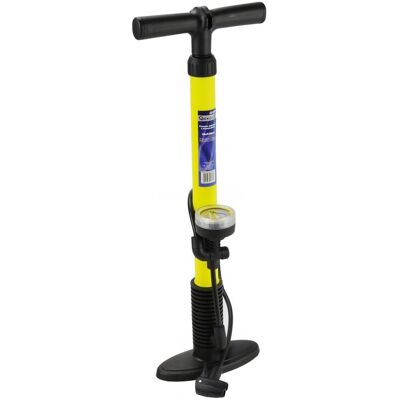 GEKO - Pompa manuale con manometro - 35x500mm - corpo plastico - Pompa manuale GEKO - Pompa manuale con manometro - 35x500mm - corpo plastico - Pompa manuale