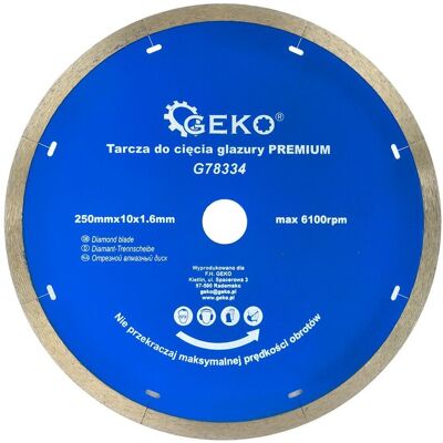 GEKO - 250x10x22,2mm - Disco taglio diamantato GEKO - 250x10x22,2mm - Disco taglio diamantato
