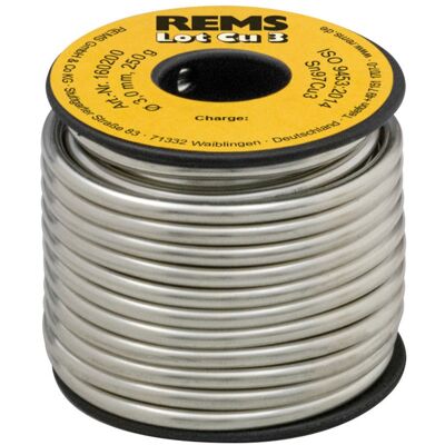 Filo di saldatura morbida Rems Cu 3 250g Filo di saldatura morbida Rems Cu 3 250g