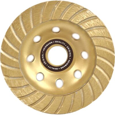 IMPORT Disco Turbo Diamantato Per Levigatura Calcestruzzo 125mmx22.23mm Heidmann(50) IMPORT Disco Turbo Diamantato Per Levigatura Calcestruzzo 125mmx22.23mm Heidmann(50)