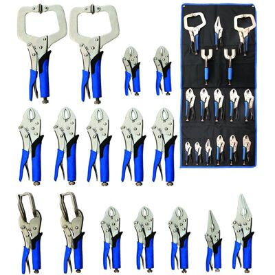 BGS TECHNIC - Set di 16 pinze - Bocche tonde - Saldatura BGS TECHNIC - Set di 16 pinze - Bocche tonde - Saldatura