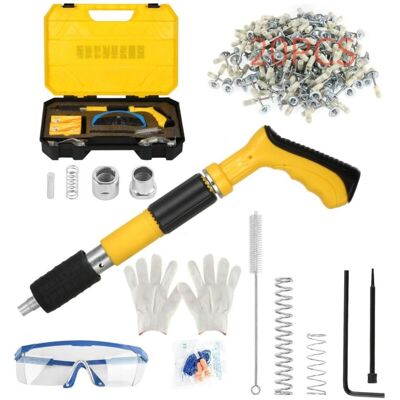 OEM Chiodatrice Manuale Con 20 Chiodi Tondi, 5 Velocità - Chiodatrice Per Acciaio E Cemento - Chiodatrice Portatile Per Proteggere Soffitti/cavi Con Guanti, Rivet Gun Nailer-crezuo OEM Chiodatrice Manuale Con 20 Chiodi Tondi, 5 Velocità - Chiodatrice Per Acciaio E Cemento - Chiodatrice Portatile Per Proteggere Soffitti/cavi Con Guanti, Rivet Gun Nailer-crezuo