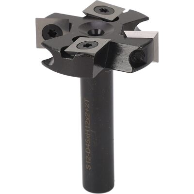 VISTRECK Punta Per Fresa Per Superficie Spoilboard, Gambo Da 12 Mm, Diametro Di Taglio Da 1 3/4 Pollici, Lama Indicizzabile A 4 Taglienti, Piallatura Con Inserto VISTRECK Punta Per Fresa Per Superficie Spoilboard, Gambo Da 12 Mm, Diametro Di Taglio Da 1 3/4 Pollici, Lama Indicizzabile A 4 Taglienti, Piallatura Con Inserto