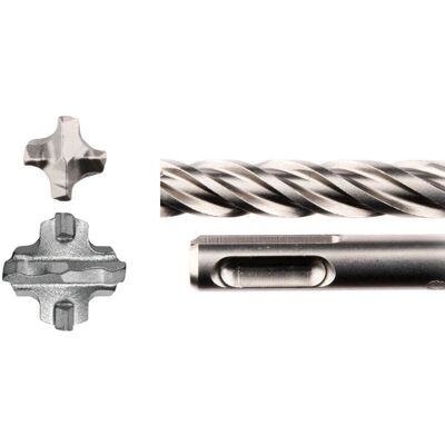 Makita Nemesis Ii Punta 4 Taglienti Attacco Sds-plus Per Calcestruzzo - 10x455 / 390 Mm - Makita Nemesis Ii Punta 4 Taglienti Attacco Sds-plus Per Calcestruzzo - 10x455 / 390 Mm -
