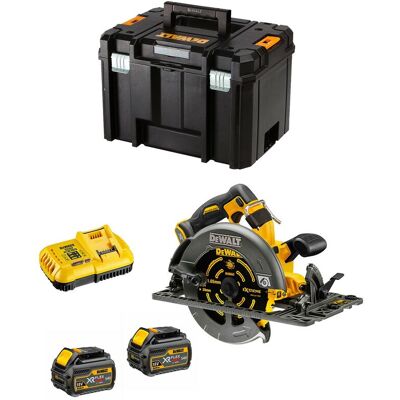 DeWalt Sega Circolare Dcs579t2 Flexvolt (2 X 54v/18v 6,0 Ah + Dcb118 + Tstak Vi) DeWalt Sega Circolare Dcs579t2 Flexvolt (2 X 54v/18v 6,0 Ah + Dcb118 + Tstak Vi)