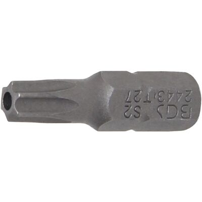 BGS TECHNIC Inserto Lunghezza 25 Mm Attacco Esagono Esterno 6,3 Mm (1/4') Profilo A T (per Torx) Con Alesatura T27 BGS TECHNIC Inserto Lunghezza 25 Mm Attacco Esagono Esterno 6,3 Mm (1/4') Profilo A T (per Torx) Con Alesatura T27