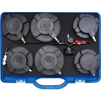 BGS TECHNIC - Set Tester Universali Perdita Di Pressione Delle Turbine In Valigia Per Camion 7 Pz. BGS TECHNIC - Set Tester Universali Perdita Di Pressione Delle Turbine In Valigia Per Camion 7 Pz.