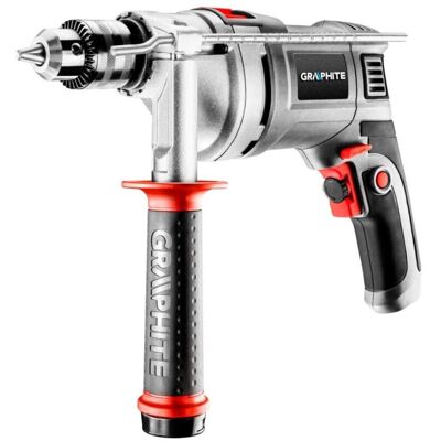 GRAPHITE Wiertarka Udarowa 850w Uchwyt Kluczykowy 13 Mm Obroty 0-3000 - T 58g728 GRAPHITE Wiertarka Udarowa 850w Uchwyt Kluczykowy 13 Mm Obroty 0-3000 - T 58g728