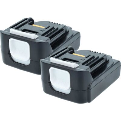 VHBW 2x Batteria Compatibile Con Makita Td134drfxb, Td134drfxl, Tl060drf, Td134drfxp, Td134drfxw Utensile Elettrico (2000 Mah, Li-ion, 14,4 V) - VHBW 2x Batteria Compatibile Con Makita Td134drfxb, Td134drfxl, Tl060drf, Td134drfxp, Td134drfxw Utensile Elettrico (2000 Mah, Li-ion, 14,4 V) -