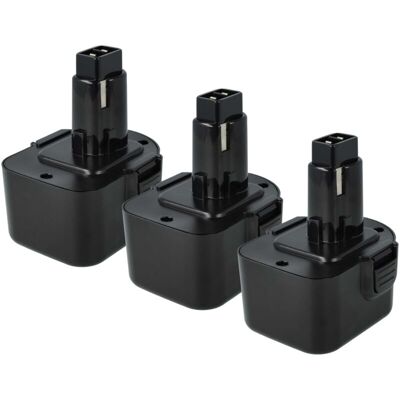 vhbw Kit Batterie Dewalt - 3x NiMH 12V vhbw Kit Batterie Dewalt - 3x NiMH 12V