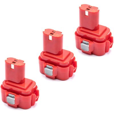 Batteria Makita vhbw Modello 6940D - 3000mAh NiMH Rosso Batteria Makita vhbw Modello 6940D - 3000mAh NiMH Rosso