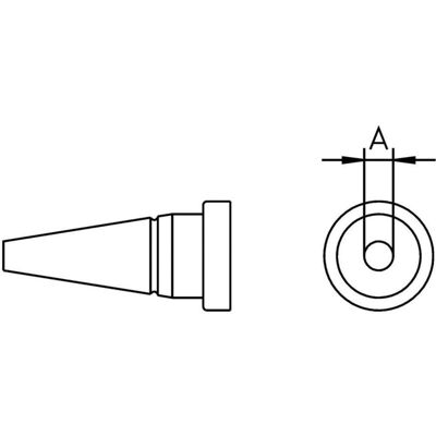 Punta di saldatura rotonda Weller LT-AS 1,6mm - Punta di saldatore Punta di saldatura rotonda Weller LT-AS 1,6mm - Punta di saldatore