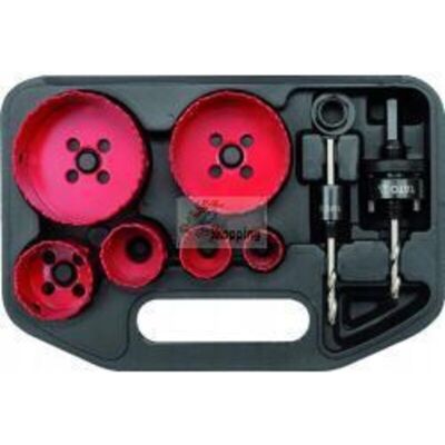 YATO Set Di Seghe A Tazza Per Elettricisti 22-73mm 8 Pezzi - Yt-3380 YATO Set Di Seghe A Tazza Per Elettricisti 22-73mm 8 Pezzi - Yt-3380