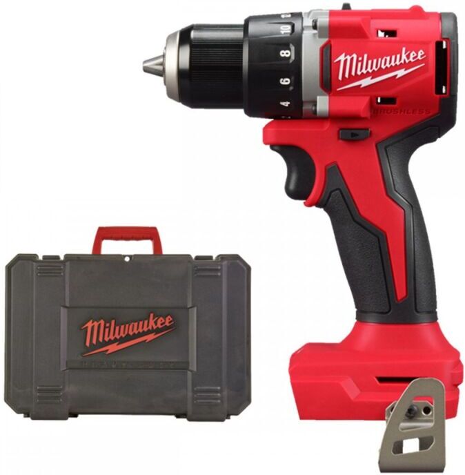 Milwaukee Trapano avvitatore brushless compatto M18 blddrc in hd Box  M18 BLDDRC-0X (senza batteria né caricabatterie)