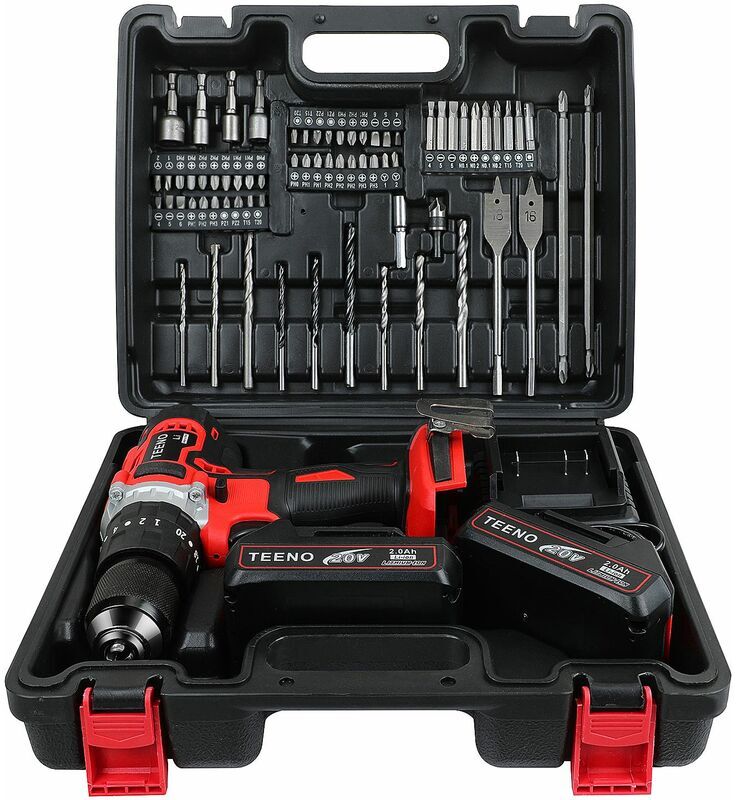 Chiave A Percussione Senza Fili TEENO Brushless - 320 Nm, 2 Batterie 3.0Ah | Con 25 Accessori - Foto 7