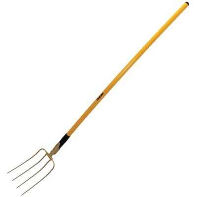 AUSTRALIAN Forca Per Fieno In Acciaio Con Denti Affilati Piatti Manico Antiusura -forca + Manico In Fibra Di Vetro 130 Cm / Forca 4 Denti AUSTRALIAN Forca Per Fieno In Acciaio Con Denti Affilati Piatti Manico Antiusura -forca + Manico In Fibra Di Vetro 130 Cm / Forca 4 Denti