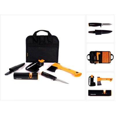 Fiskars X5 4 In 1 Set Per Falò (confezione Da 6) Fiskars X5 4 In 1 Set Per Falò (confezione Da 6)