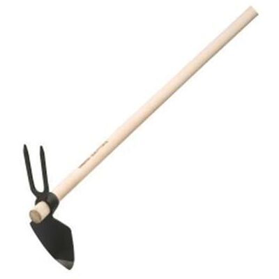 AGEF - Zappetta A Cuore Con Bidente Forgiato 120cm Con Manico In Legno AGEF - Zappetta A Cuore Con Bidente Forgiato 120cm Con Manico In Legno
