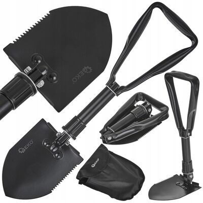 IMPORT Pala Pieghevole Tattica 2 In 1 Nera Serie Survival (40) IMPORT Pala Pieghevole Tattica 2 In 1 Nera Serie Survival (40)