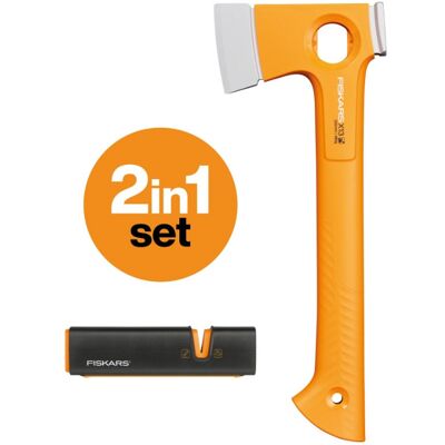 COCO Attrezzo Da Giardino Fiskars X13 Lama Acciaio Doppio Temprato Affilatore COCO Attrezzo Da Giardino Fiskars X13 Lama Acciaio Doppio Temprato Affilatore