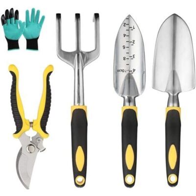 OEM Attrezzi Da Giardino, Pala Da Giardino, Cesoie Da Potatura, Set Di 5 Pezzi Multifunzionale E Portatile Per Il Giardinaggio -crezuo OEM Attrezzi Da Giardino, Pala Da Giardino, Cesoie Da Potatura, Set Di 5 Pezzi Multifunzionale E Portatile Per Il Giardinaggio -crezuo