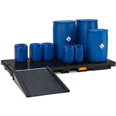MATISÈRE Piattaforma Di Contenimento - 270 Litri - Carico Massimo 2400 Kg - Con Rampa - 91517/r MATISÈRE Piattaforma Di Contenimento - 270 Litri - Carico Massimo 2400 Kg - Con Rampa - 91517/r