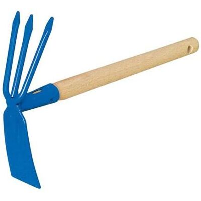 AGEF 1pz Zappetta Quadro-tridente Con Manico Cm. 30 AGEF 1pz Zappetta Quadro-tridente Con Manico Cm. 30
