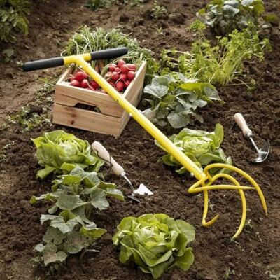 IMPORT Attrezzo Da Giardino Geko Hand Cultivator Acciaio Regolabile 90-99 Cm IMPORT Attrezzo Da Giardino Geko Hand Cultivator Acciaio Regolabile 90-99 Cm