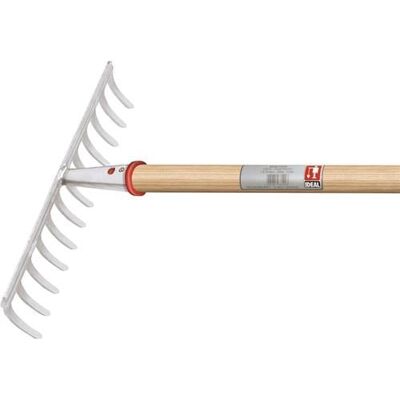 Rastrelli da Giardino Ideal - 16 Denti - Larghezza 415 mm - Dülle Conica Rastrelli da Giardino Ideal - 16 Denti - Larghezza 415 mm - Dülle Conica