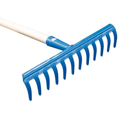 AGEF 1pz Rastrello Per Giardino 12 Denti Con Manico Cm. 130 AGEF 1pz Rastrello Per Giardino 12 Denti Con Manico Cm. 130