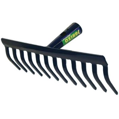 Rastrello in acciaio BRIXO 18 Denti - Attrezzo da giardino Rastrello in acciaio BRIXO 18 Denti - Attrezzo da giardino