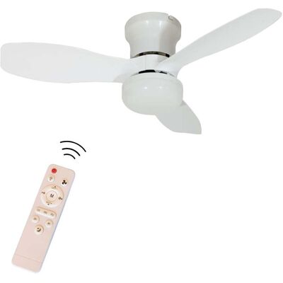 F-BRIGHT Ventilatore Da Soffitto A Led Bianco Dimmerabile Con Telecomando – Motore A Corrente Continua Silenzioso F-BRIGHT Ventilatore Da Soffitto A Led Bianco Dimmerabile Con Telecomando – Motore A Corrente Continua Silenzioso