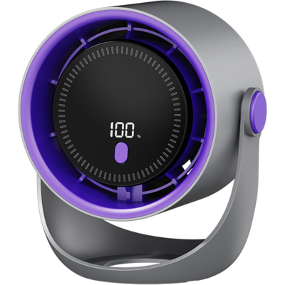 OEM Ventilatore Da Tavolo/esterno Con Ricarica Usb, Non Richiede Foratura, 100 Velocità, Testa Oscillante, Grigio-viola OEM Ventilatore Da Tavolo/esterno Con Ricarica Usb, Non Richiede Foratura, 100 Velocità, Testa Oscillante, Grigio-viola