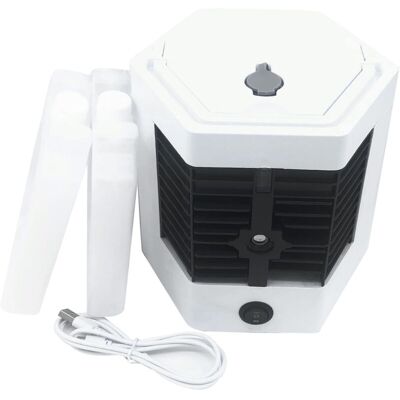 OEM Mini Raffrescatore D'Aria Portatile, Umidificatore Personale, Ventilatore Evaporativo Per Camera Da Letto, Ufficio E Studio OEM Mini Raffrescatore D'Aria Portatile, Umidificatore Personale, Ventilatore Evaporativo Per Camera Da Letto, Ufficio E Studio