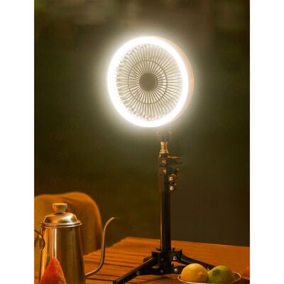 OEM Ventilatore Da Campeggio Ricaricabile Da 10.000 Mah, Treppiede Regolabile In Altezza, Lanterna A Led A 3 Modalità, 3 Velocità, Rotazione A 180° (con Gancio) OEM Ventilatore Da Campeggio Ricaricabile Da 10.000 Mah, Treppiede Regolabile In Altezza, Lanterna A Led A 3 Modalità, 3 Velocità, Rotazione A 180° (con Gancio)