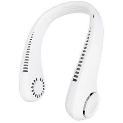OEM Ventilatore Da Collo Portatile, Ventilatore Personale Senza Pale, Regolabile Su 3 Livelli, Bianco. OEM Ventilatore Da Collo Portatile, Ventilatore Personale Senza Pale, Regolabile Su 3 Livelli, Bianco.